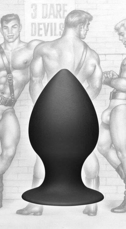 Tom of finland anal plug medium silicone