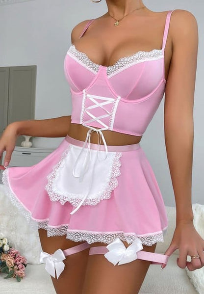 womens Sexy Fantasy Roleplay Cosplay Lingerie Outfit